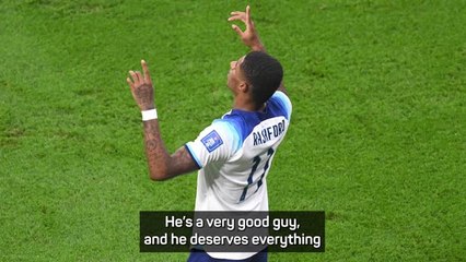 Mejbri delighted with 'good guy' Rashford's return to form