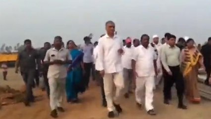 జగిత్యాల: సీఎం సభ ఏర్పాట్లను పరిశీలించిన మంత్రి హరీష్ రావు