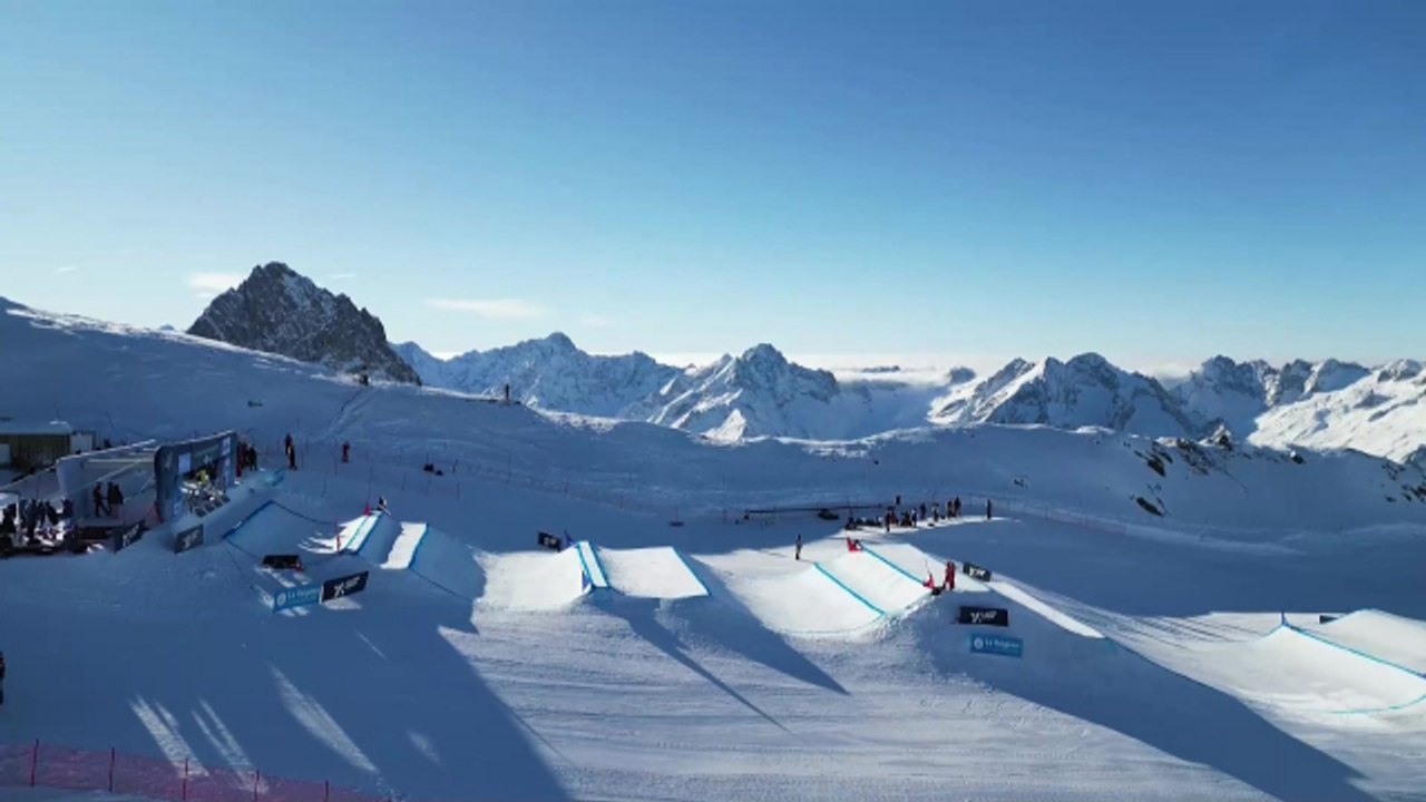 le replay du snowboardcross des Deux Alpes Snowboard CdM Vidéo