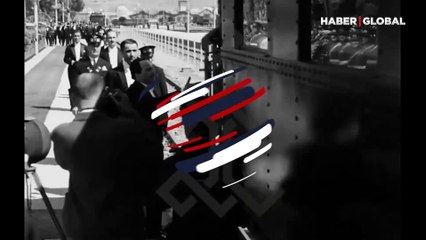 Restore edilmiş yeni görüntüler ilk kez yayınlandı: Atatürk İran Şahına bakanları tanıtıyor
