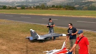 AMAZING RC JET MODEL SHOW WITH A JET TEAM OF TWO SUKHOI SU-30 MK ELSTER FLIGHT TO MUSIC
