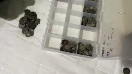 Tarihi eser kaçakçılığı operasyonunda 416 sikke ele geçirildi