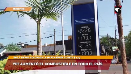 YPF aumentó el combustible en todo el país