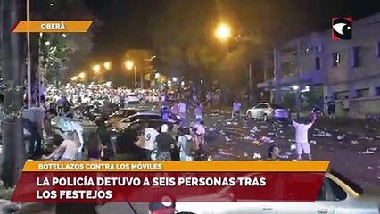 La policía detuvo a seis personas tras los festejos
