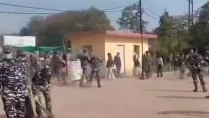 शिवपुरी :शहर बना छावनी, चप्पे चप्पे पर तैनात हुई सीआरपीएफ, जानें पूरा मामला