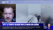 A75 bloquée par la neige: "Les gens bloquent l'intégralité des voies, du coup, les chasse-neiges ne peuvent pas faire leur travail", raconte cet automobiliste