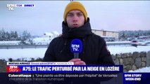 Neige en Lozère: la situation s'améliore sur l'A75