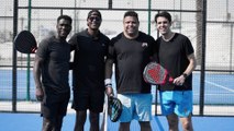 Football royalty hits the Padel courts in Doha