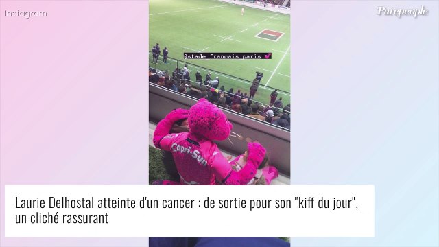 Laurie Delhostal atteinte d'un cancer : de sortie pour son kiff du jour , un cliché rassurant