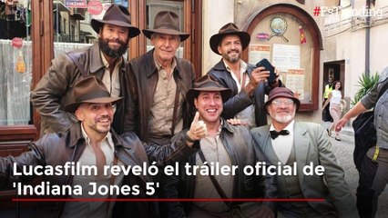 Una polémica técnica: Harrison Ford fue rejuvenecido casi 40 años en las nuevas imágenes de 'Indiana Jones'
