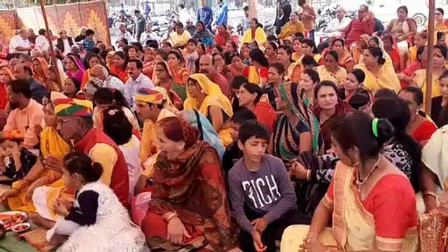 जयघोष के साथ 11 दिवसीय अनुष्ठान का भूमि पूजन