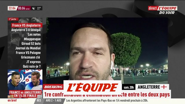l'Angleterre affrontera la France en quarts de finale - Foot - CM 2022