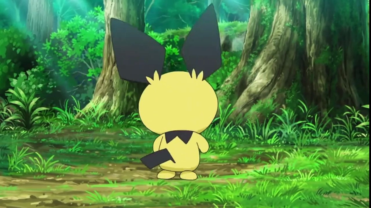 Pichu being an adorable little mouse for a minute