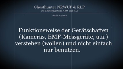 Teamverstärkung - Aufruf an Interessierte! #ghosthunter #geisterjäger