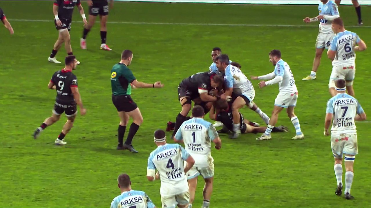 TOP 14 - Essai de Ethan DUMORTIER (LOU) - Aviron Bayonnais - LOU Rugby - Saison 2022:2023