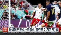 음바페 원맨쇼…프랑스, 폴란드 이기고 8강행