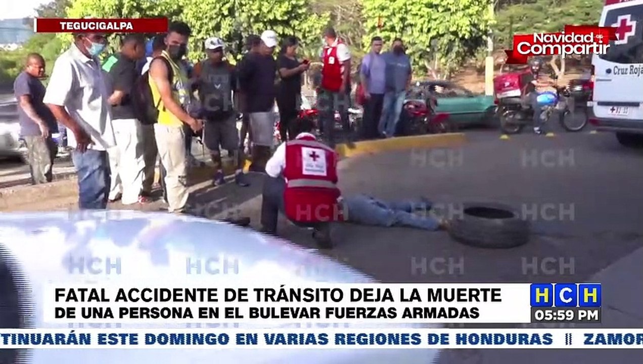 ¡Fatal! Persona fallece tras ser atropellada por vehículo "Fantasma" en bulevar Fuerzas Armadas