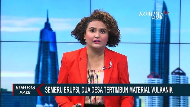 Akibat Awan Panas Semeru, Dua Dusun Tertimbun Material Vulkanik!