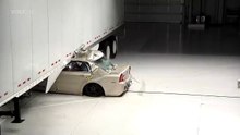CAR vs TRUCK Crash Test _ Semi-Trailer Side Underride Test