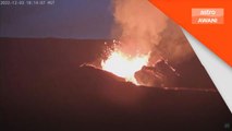 Fenomena Alam | Mauna Loa terus aktif keluarkan debu, lahar