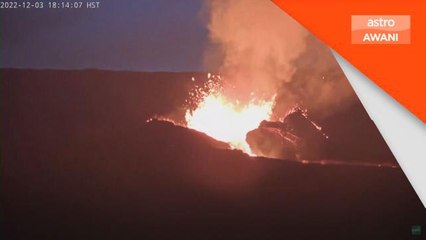 Fenomena Alam | Mauna Loa terus aktif keluarkan debu, lahar