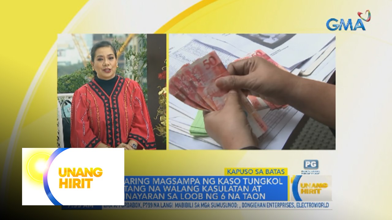 Kapuso sa Batas- Usapan tungkol sa mga utang na nabaon na sa limot | Unang Hirit