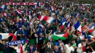 Perancis  3 vs 1  polandia, hasil pertandingan tadi malam di 16 besar