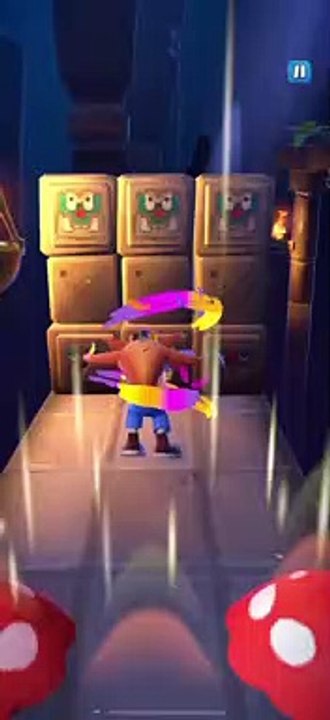 Frosty Ant Drone Battle Run Gameplay On Temple Ruins - Crash Bandicoot: On The Run!