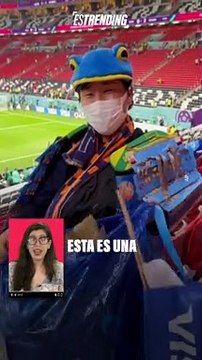 Dando una lección de cultura: japonenes sorprenden en Qatar por limpiar los estadios a los que van