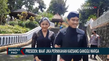Jokowi Minta Maaf Jika Pernikahan Kaesang Ganggu Warga