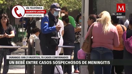 En Durango, reportan caso sospechoso de meningitis en un bebé