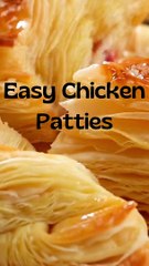 Easy Chicken Patties #shorts |Tasty Table| Chicken Puff Pastry| Home made Puff Pastry