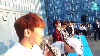 20160428 [BTOB] 사인회 직전 깜짝 V @커먼그라운드