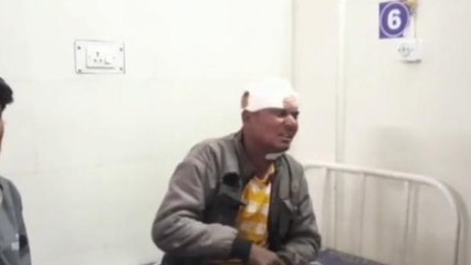 नरसिंहपुर:ट्रैक्टर की चपेट में आया बाइक सवार युवक,गाड़ी के उड़े परखच्चे,युवक हुआ गंभीर घायल