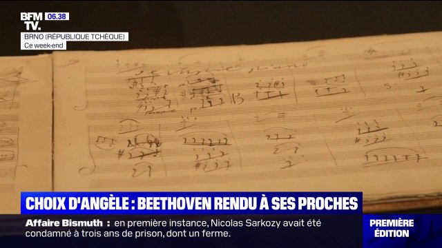 Le choix d'Angèle - Une partition originale de Beethoven rendue à ses propriétaires