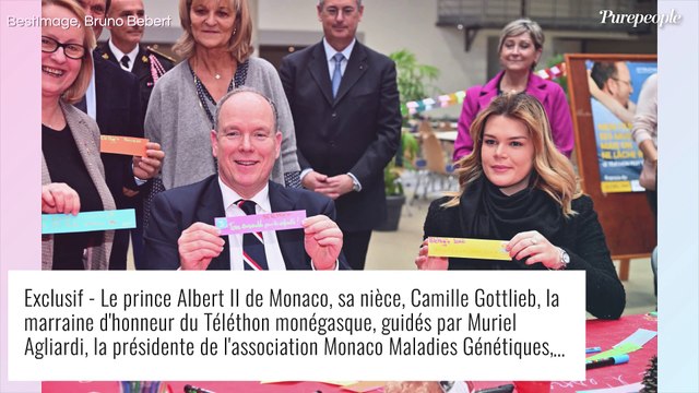 Camille Gottlieb ultra-stylée en total look noir : au bras de son oncle Albert de Monaco, elle impressionne !