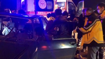 Trafik kazasında 3 kişi yaralandı