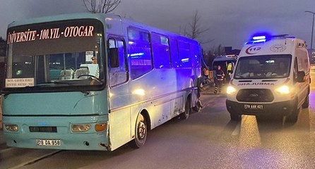Karabük’te halk otobüsü ile minibüs çarpıştı: 10 yaralı