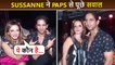 "Yeh Kaun..." Sussanne Khan Asks Question To Paps, Gives Poses With BF Arslan Goni