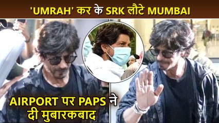 "Umrah Mubarak King Khan." Say Paps To Shah Rukh Khan As He Back From Saudi Arabia
