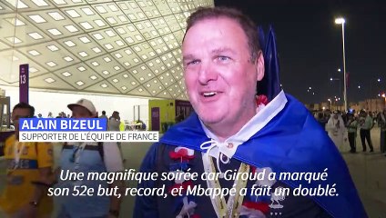 Mondial: à Paris et Doha, les supporters des Bleus fêtent la victoire sur la Pologne