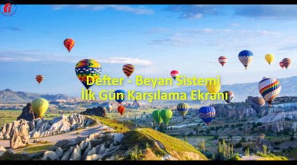 Defter   Beyan Sistemi İlk Gün Karşılama Ekranı #defterbeyansistemi