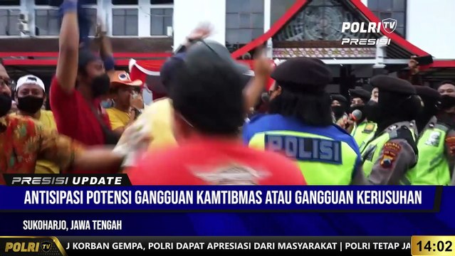 PRESISI UPDATE 14.00 WIB : Sukseskan Pilkades, Polres Sukoharjo Gelar Latihan Simulasi Pengamanan TPS