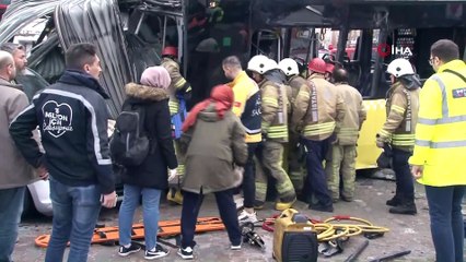 Yine kaza yine İETT! Alibeyköy'de Tramvay ile İETT birbirine girdi: Çok sayıda ekip sevk edildi