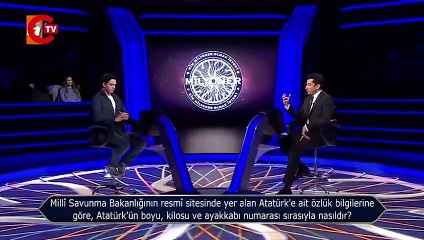 Descargar video: Kim Milyoner Olmak İster'de inanılmaz anlar: 1 milyon liralık soruyu açtırdı