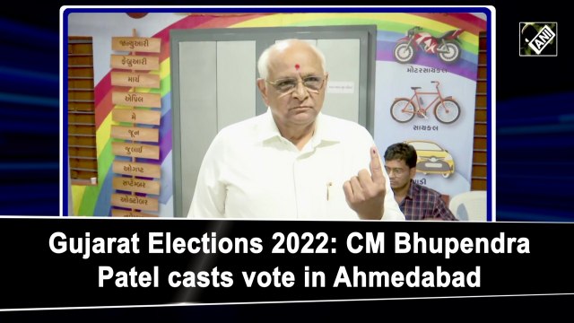 Gujarat elections: CM Bhupendra Patel casts vote in Ahmedabad