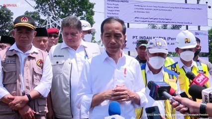 Breaking News...Prediden Jokowidodo beri keterangan resmi tentang Lahan utk Pembangunan kembali rumah2 korban  musibah Cianjur dgn Rumah Anti Gempa...