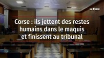 Corse : ils jettent des restes humains dans le maquis et finissent au tribunal