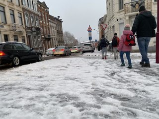 Neige dans l'arrondissement de Verviers