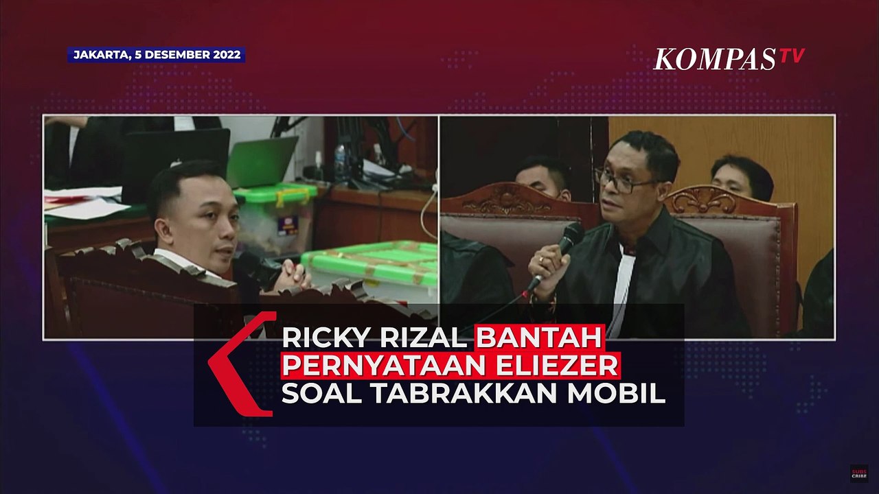 Ricky Rizal Bantah Pernyataan Bharada Eliezer Soal Rencana Tabrakkan ...